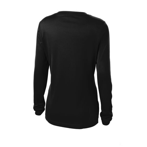 Sport-Tek® PosiCharge™ Competitor™ Ladies' Interlock Long Sleeve Performance V-Neck Tee