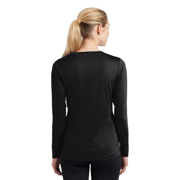 Sport-Tek® PosiCharge™ Competitor™ Ladies' Interlock Long Sleeve Performance V-Neck Tee
