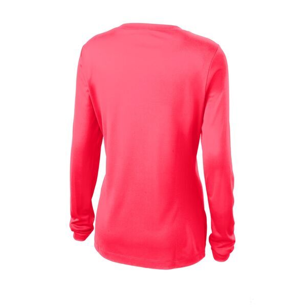 Sport-Tek® PosiCharge™ Competitor™ Ladies' Interlock Long Sleeve Performance V-Neck Tee