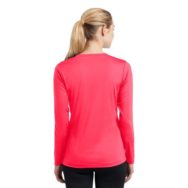 Sport-Tek® PosiCharge™ Competitor™ Ladies' Interlock Long Sleeve Performance V-Neck Tee