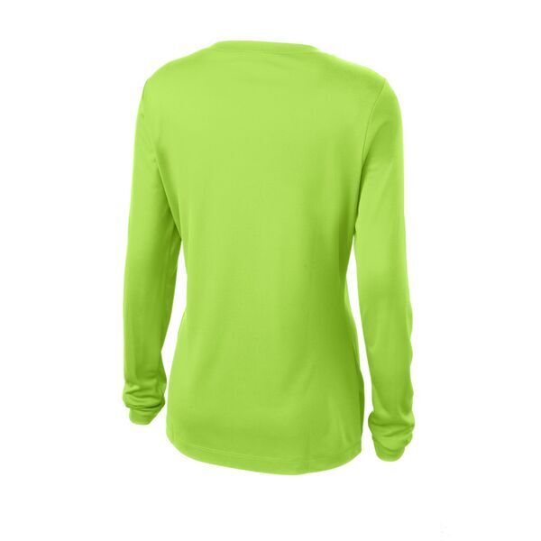 Sport-Tek® PosiCharge™ Competitor™ Ladies' Interlock Long Sleeve Performance V-Neck Tee
