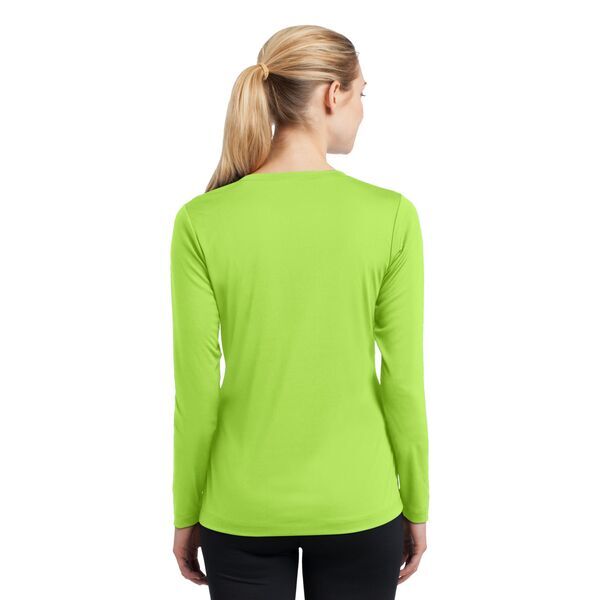 Sport-Tek® PosiCharge™ Competitor™ Ladies' Interlock Long Sleeve Performance V-Neck Tee