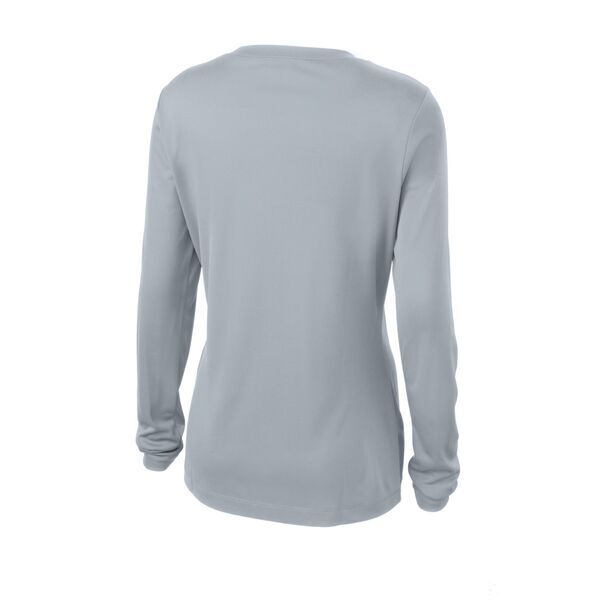 Sport-Tek® PosiCharge™ Competitor™ Ladies' Interlock Long Sleeve Performance V-Neck Tee