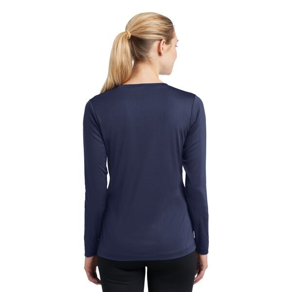 Sport-Tek® PosiCharge™ Competitor™ Ladies' Interlock Long Sleeve Performance V-Neck Tee