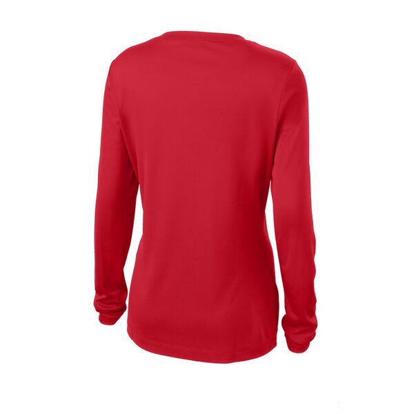 Sport-Tek® PosiCharge™ Competitor™ Ladies' Interlock Long Sleeve Performance V-Neck Tee