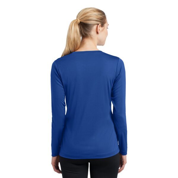 Sport-Tek® PosiCharge™ Competitor™ Ladies' Interlock Long Sleeve Performance V-Neck Tee