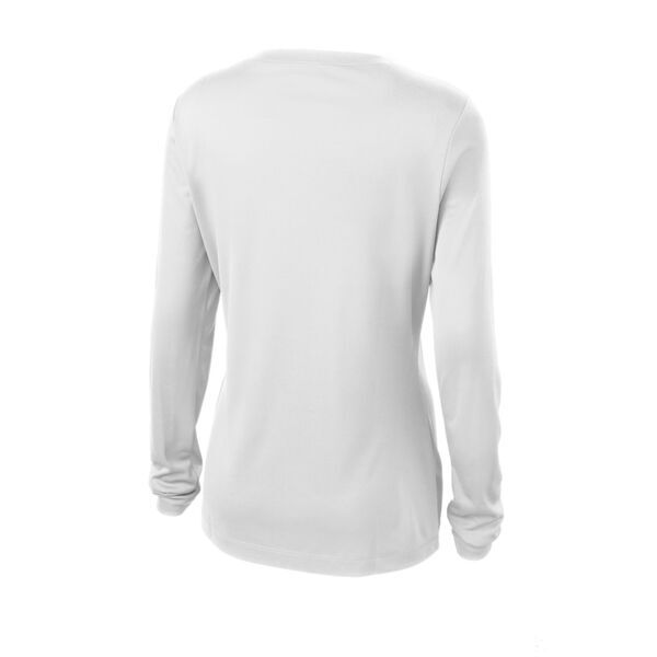 Sport-Tek® PosiCharge™ Competitor™ Ladies' Interlock Long Sleeve Performance V-Neck Tee
