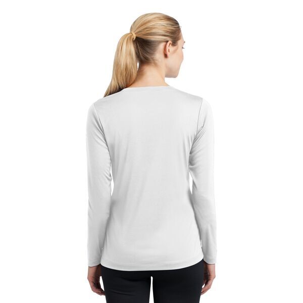 Sport-Tek® PosiCharge™ Competitor™ Ladies' Interlock Long Sleeve Performance V-Neck Tee