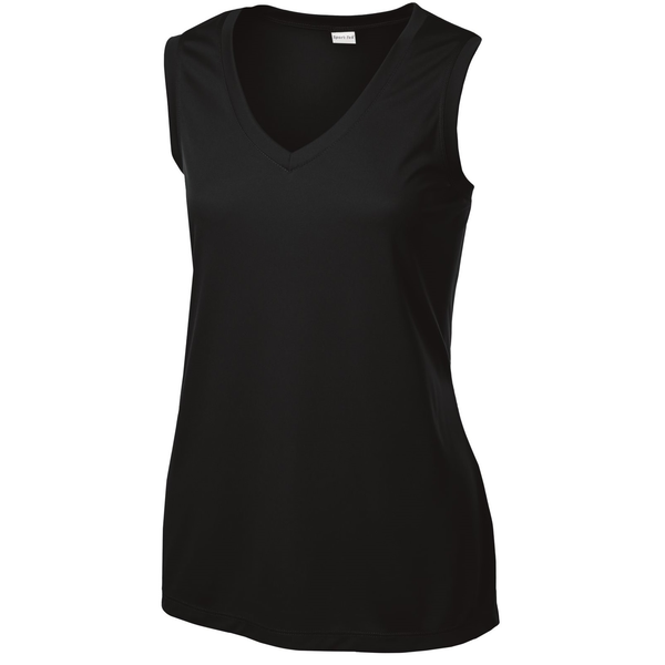 Sport-Tek® PosiCharge™ Competitor™ Sleeveless Ladies' V-Neck Performance Tee