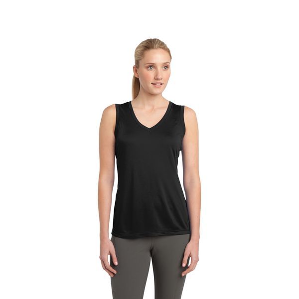 Sport-Tek® PosiCharge™ Competitor™ Sleeveless Ladies' V-Neck Performance Tee