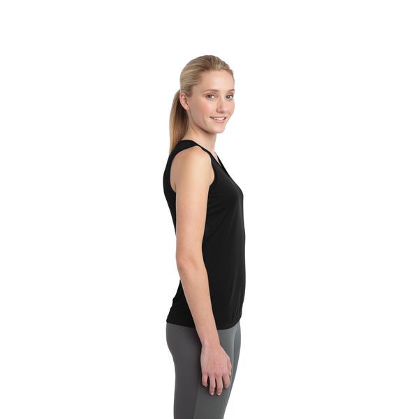 Sport-Tek® PosiCharge™ Competitor™ Sleeveless Ladies' V-Neck Performance Tee