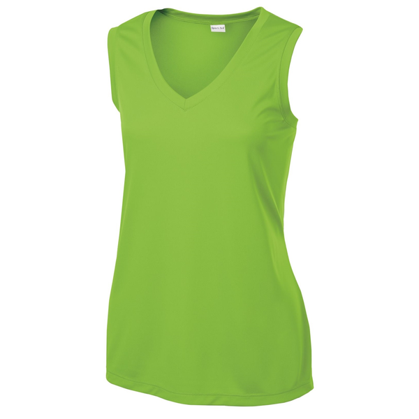 Sport-Tek® PosiCharge™ Competitor™ Sleeveless Ladies' V-Neck Performance Tee