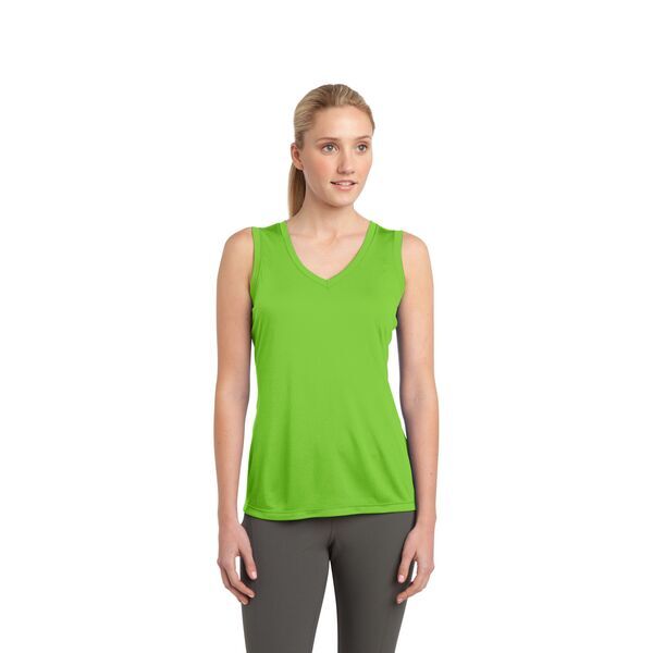 Sport-Tek® PosiCharge™ Competitor™ Sleeveless Ladies' V-Neck Performance Tee