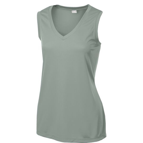 Sport-Tek® PosiCharge™ Competitor™ Sleeveless Ladies' V-Neck Performance Tee