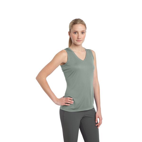 Sport-Tek® PosiCharge™ Competitor™ Sleeveless Ladies' V-Neck Performance Tee