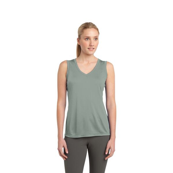 Sport-Tek® PosiCharge™ Competitor™ Sleeveless Ladies' V-Neck Performance Tee