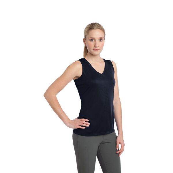 Sport-Tek® PosiCharge™ Competitor™ Sleeveless Ladies' V-Neck Performance Tee