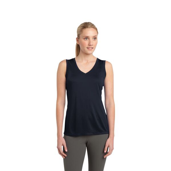 Sport-Tek® PosiCharge™ Competitor™ Sleeveless Ladies' V-Neck Performance Tee