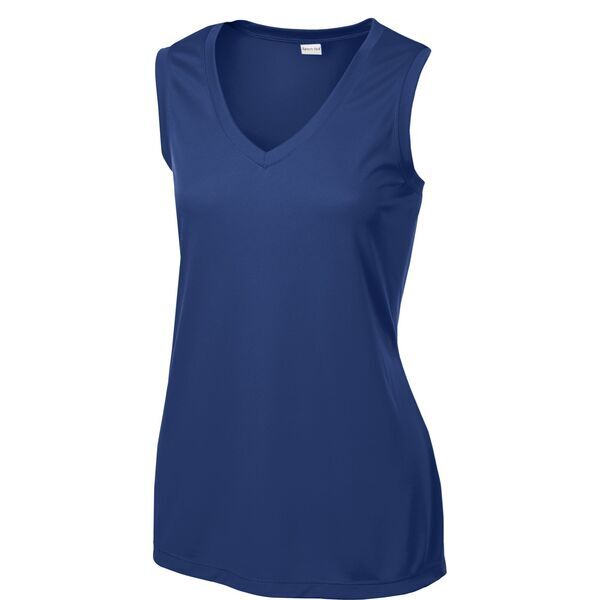 Sport-Tek® PosiCharge™ Competitor™ Sleeveless Ladies' V-Neck Performance Tee