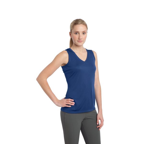 Sport-Tek® PosiCharge™ Competitor™ Sleeveless Ladies' V-Neck Performance Tee