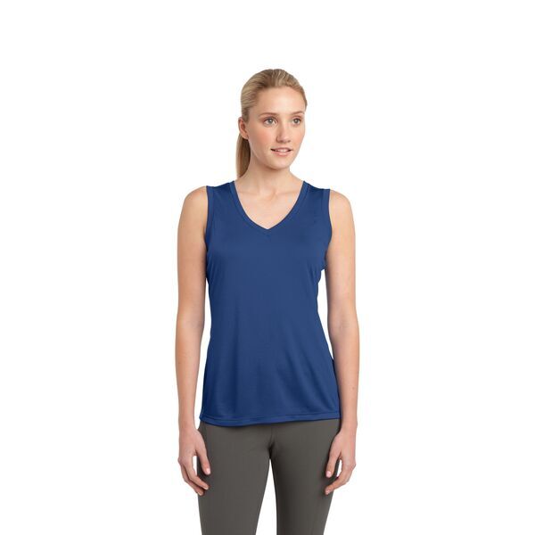 Sport-Tek® PosiCharge™ Competitor™ Sleeveless Ladies' V-Neck Performance Tee