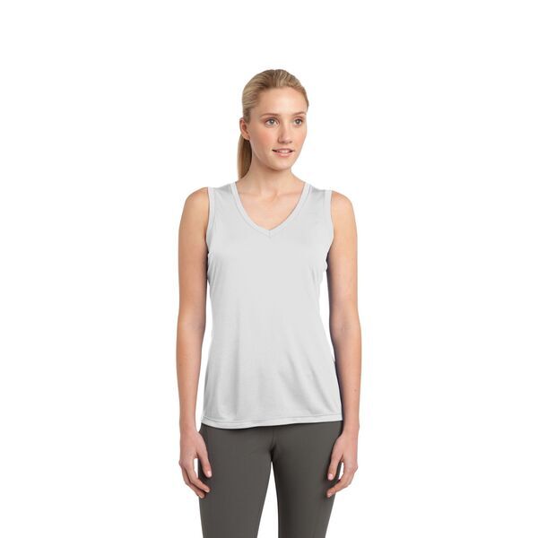 Sport-Tek® PosiCharge™ Competitor™ Sleeveless Ladies' V-Neck Performance Tee
