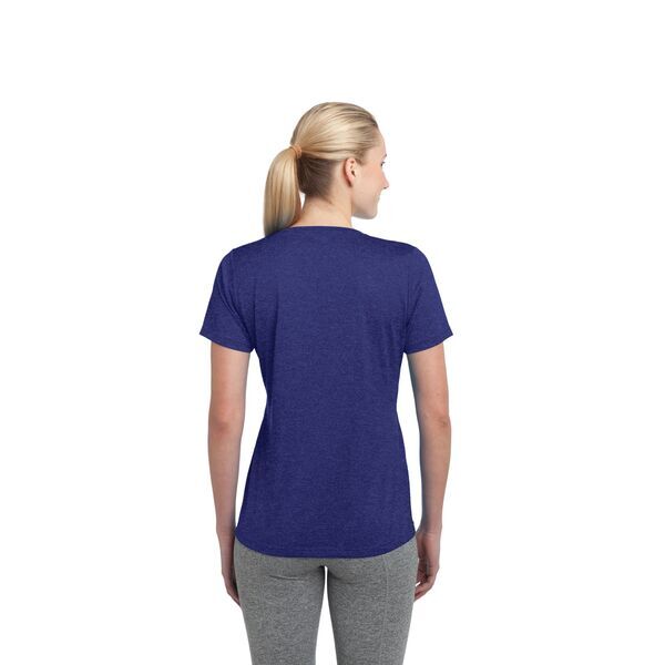 Sport-Tek® Heather Contender™ Ladies' Scoop Neck Performance Tee