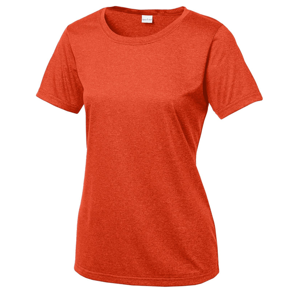 Sport-Tek® Heather Contender™ Ladies' Scoop Neck Performance Tee