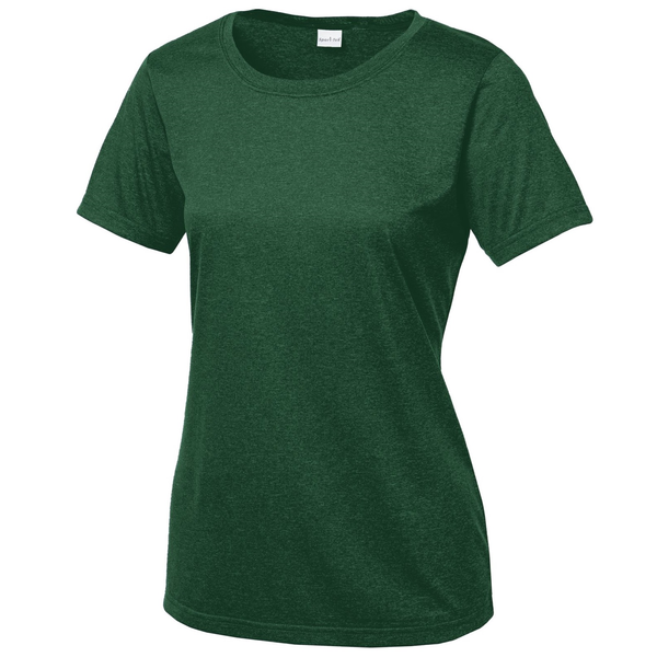 Sport-Tek® Heather Contender™ Ladies' Scoop Neck Performance Tee