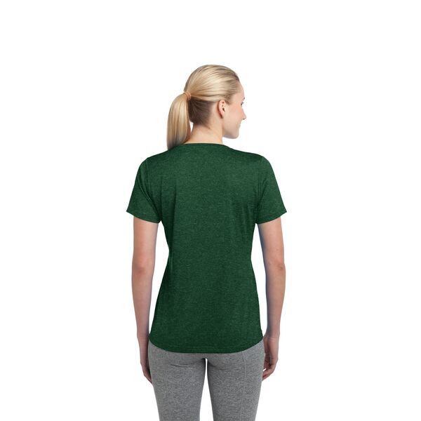 Sport-Tek® Heather Contender™ Ladies' Scoop Neck Performance Tee