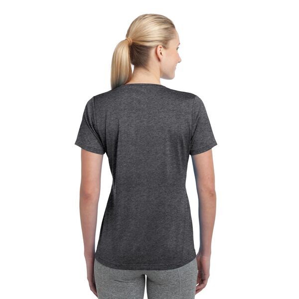 Sport-Tek® Heather Contender™ Ladies' Scoop Neck Performance Tee