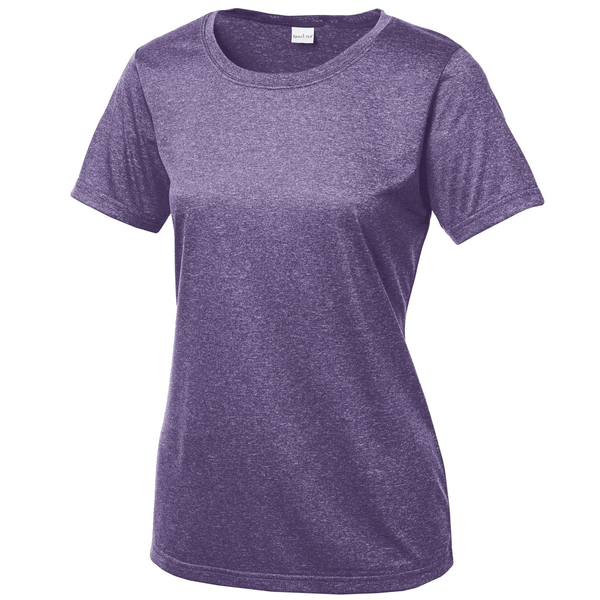 Sport-Tek® Heather Contender™ Ladies' Scoop Neck Performance Tee