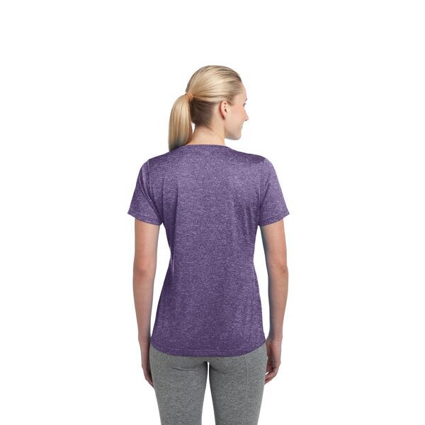 Sport-Tek® Heather Contender™ Ladies' Scoop Neck Performance Tee