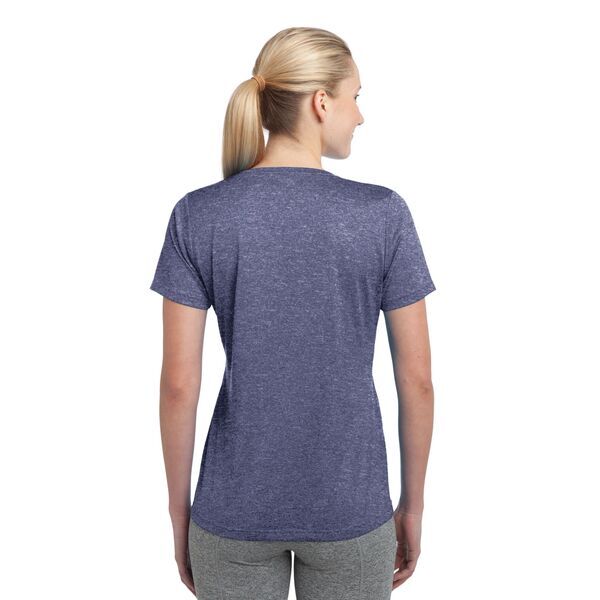 Sport-Tek® Heather Contender™ Ladies' Scoop Neck Performance Tee