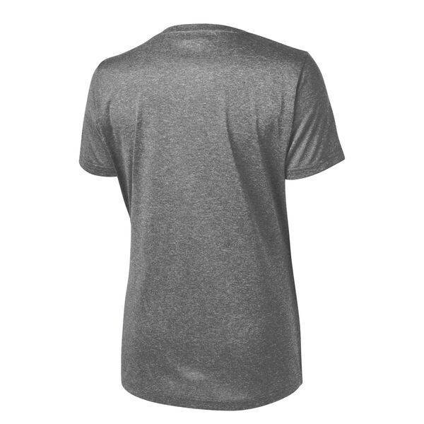 Sport-Tek® Heather Contender™ Ladies' Scoop Neck Performance Tee