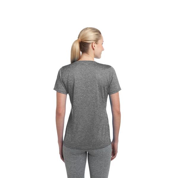 Sport-Tek® Heather Contender™ Ladies' Scoop Neck Performance Tee