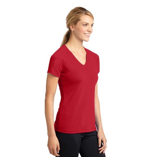 Sport-Tek® Ultimate Ladies' Performance V-Neck Tee