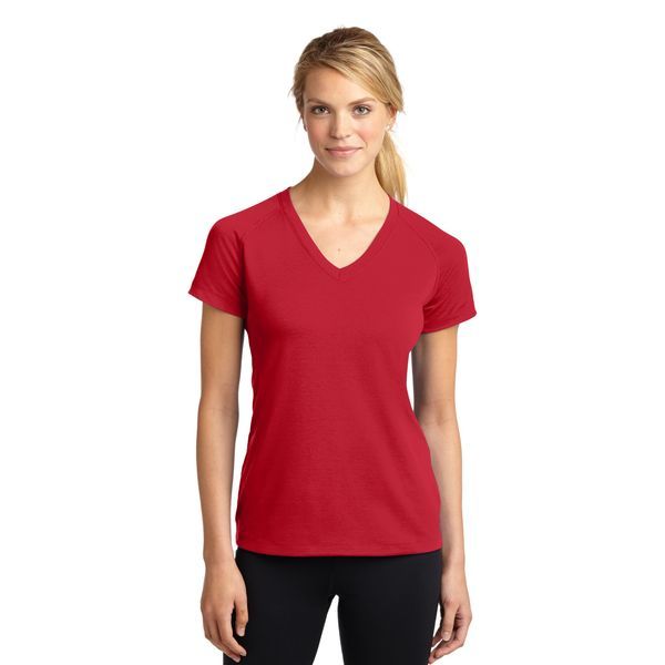 Sport-Tek® Ultimate Ladies' Performance V-Neck Tee
