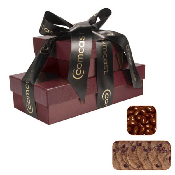 Cosmopolitan Cookies & Almonds Gift Tower