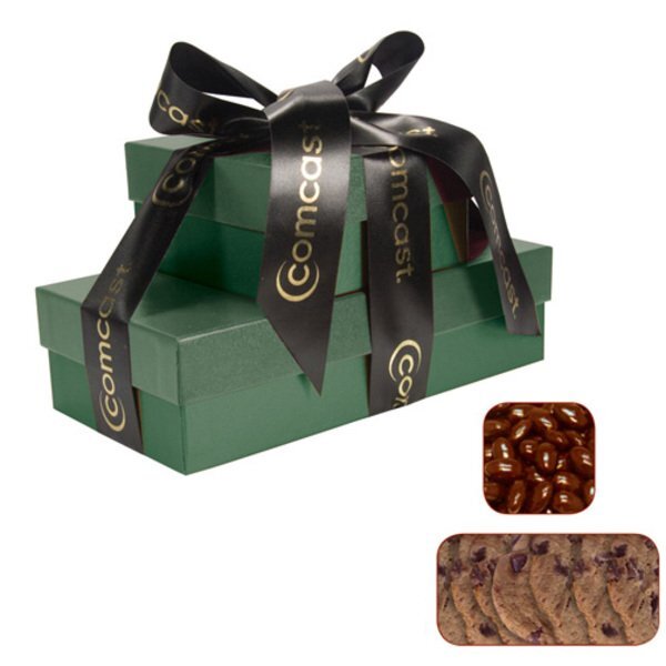 Cosmopolitan Cookies & Almonds Gift Tower