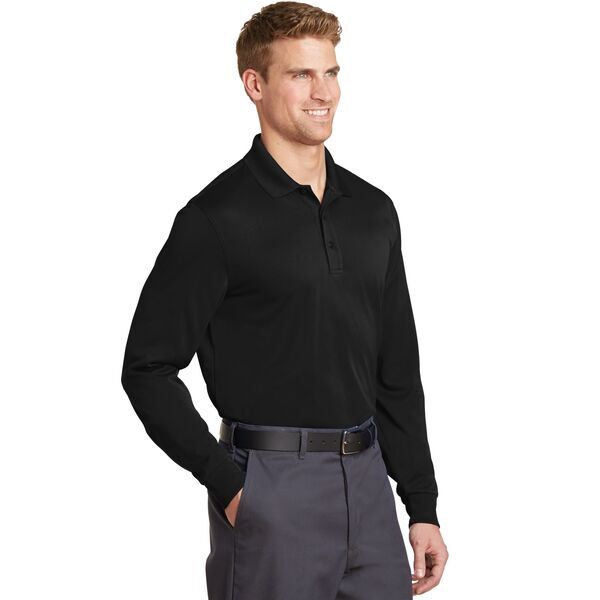 CornerStone® Select Snag-Proof Long Sleeve Men's Performance Polo