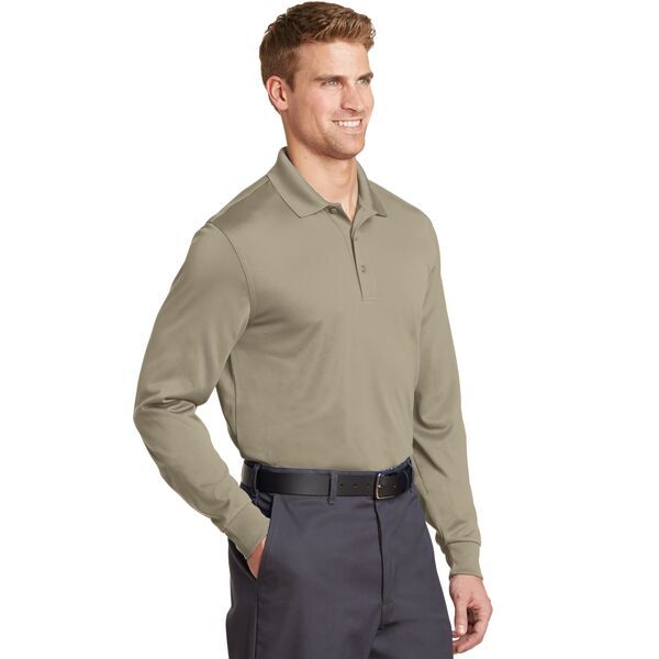 CornerStone® Select Snag-Proof Long Sleeve Men's Performance Polo