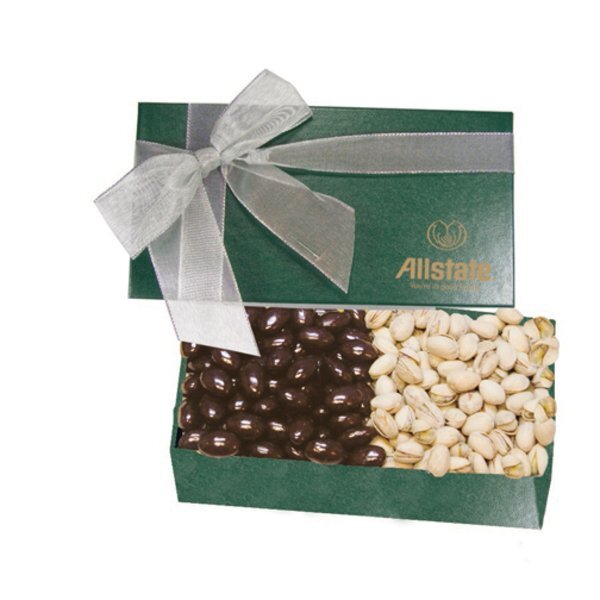 Executive Gift Box w/ Chocolate Almonds & Pistachios