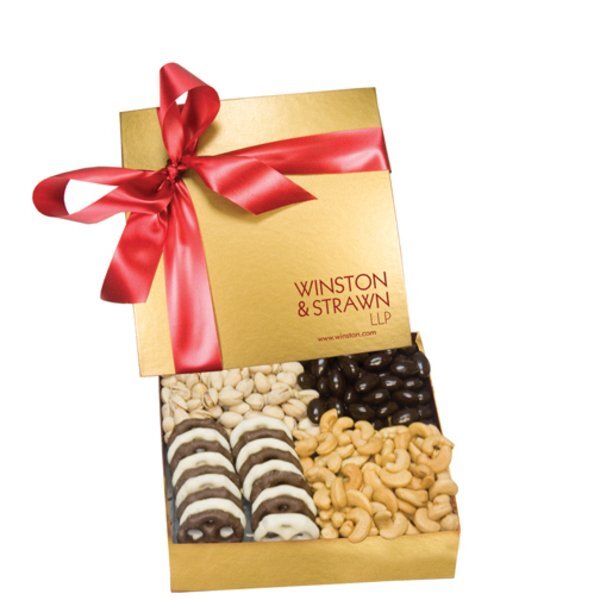 Chairman Gift Box w/ Nuts & Chocolate Covered Treats
