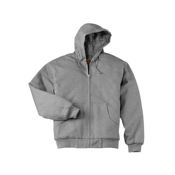 CornerStone® Heavyweight Full-Zip Hooded Men's Sweatshirt with Thermal Lining