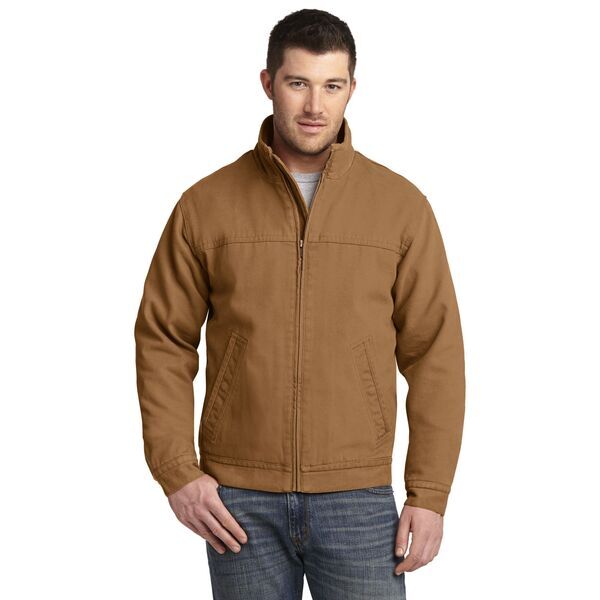 CornerStone® Washed Duck Cloth Flannel-Lined Men's Work Jacket