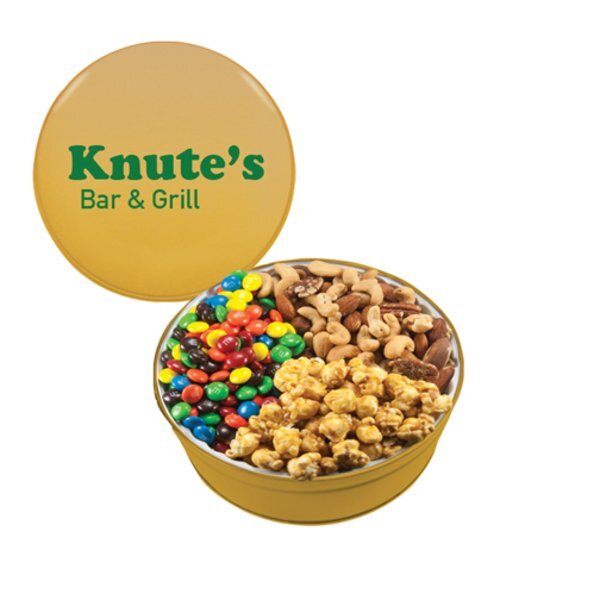 Royal Tin w/ Chocolate, Nuts & Popcorn
