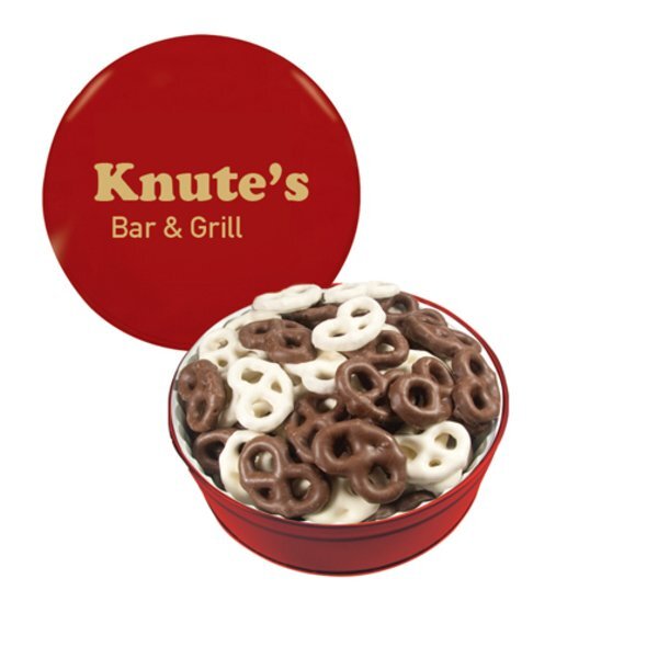 Royal Tin w/ Mini Chocolate Pretzels