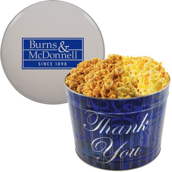 Two Gallon Two-Way Popcorn Tin