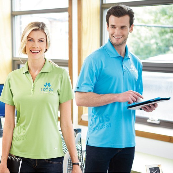 Moreno Ladies' Double Pique Performance Polo